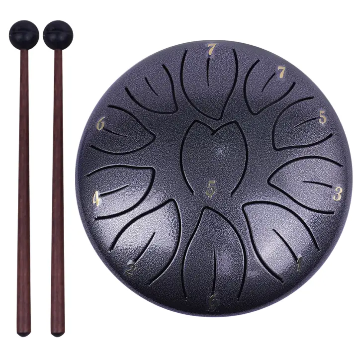 Bombo De Lengua De Acero De 6 Pulgadas Con Palos De Tambor Y Picks De Dedos Instrumento De Percusión Para Terapia De Sonido - 1