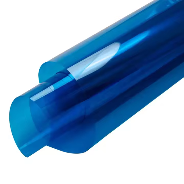 Película De Vidrio Azul Autoadhesiva Para Ventanas a Isolamiento Térmico Translúcida Transparente Decorativa Para Edificios Y Hogares - 1