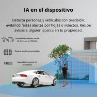 Cámara de vigilancia exterior 360º en 2K con IA. Detecta personas y vehículos, reduce puntos ciegos, activa sirena y focos ante intrusos, y ofrece visión nocturna. Seguridad total, día y noche, sin cuotas. - Ezviz - details 2