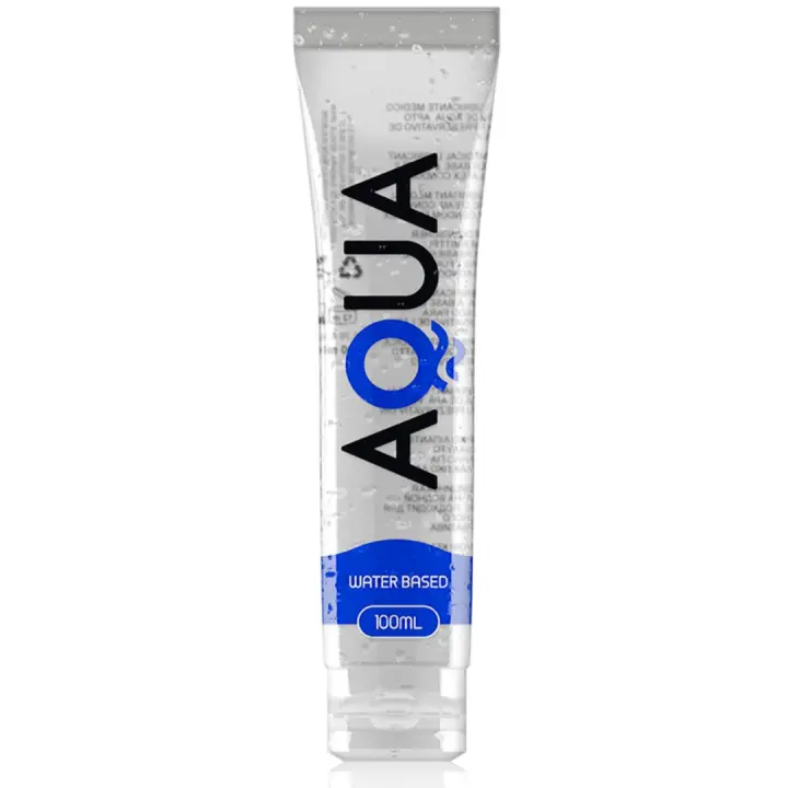 AQUA QUALITY - LUBRICANTE BASE DE AGUA 100 ML - ALTO RENDIMIENTO - IDEAL PARA USARLO CON JUGUETES -  APTO PARA SEXO ORAL - 1
