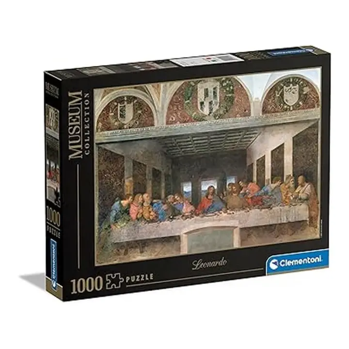 Clementoni Puzzle 1000 Piezas Grandes Museos Leonardo La Última Cena 31447 - 1