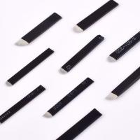 50PCS Juego De Agujas De Microblading PMU Tatuaje Permanently Maquillaje Microblade 9Pin 12 14 16 U18 Para Lápiz De Cejas Manual Negro - details 3