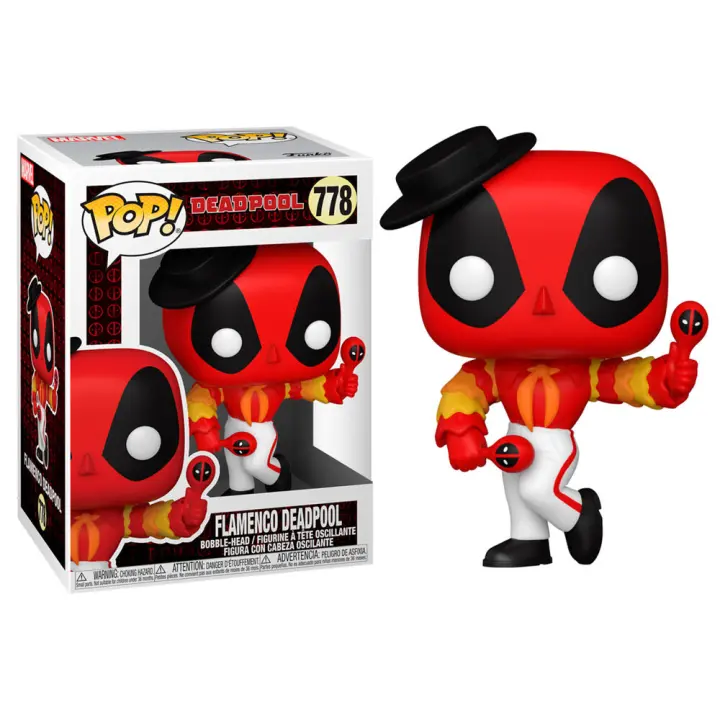 Figura Funko POP! Deadpool - 30th- Flamenco 778 Raíz MERCHAN-STORE Figuras Funko Funko - 1