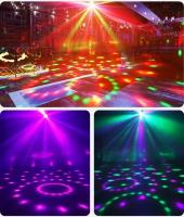 Luz De Escenario LED Disco Rotación DJ Bola Estroboscópica Control Remoto Sonido Magia Danza Coche RGB Regalo De Navidad Fiesta Club Mostrador Láser - details 7