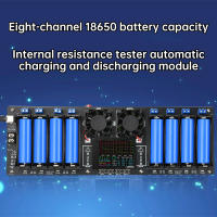 Prueba De Capacidad Y Resistencia Interna De Baterías De Litio 18650 8 Canales Con Autotest De Carga Y Descarga Pantalla 2.4-in DC 5V Con Enchufe EU/US - details 10