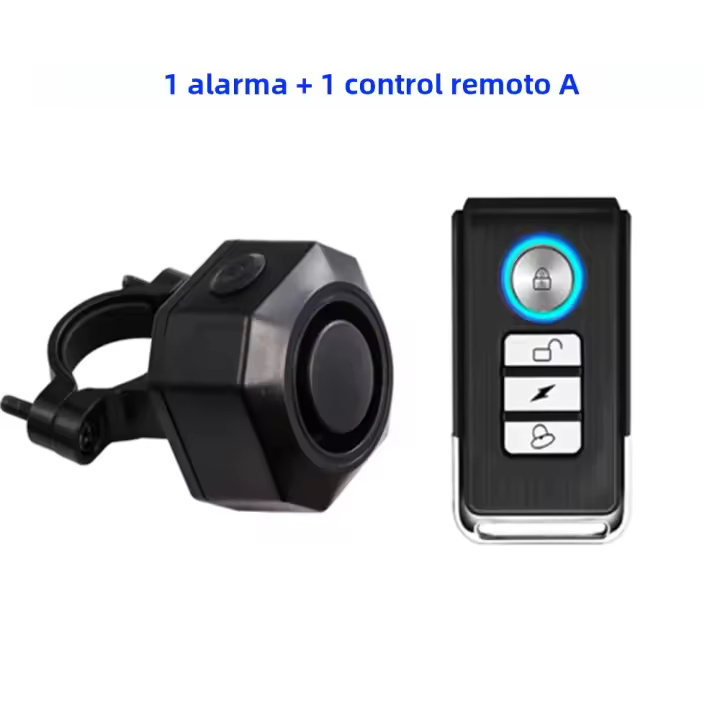 Rockbye Alarma De Vibration Para Bicicleta Y Motocicleta Con Control Remoto Recargable USB Sistema De Seguridad Antirrobo Para Vehículos Electrónicos - 1