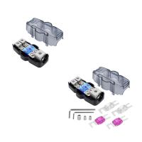 Bloque De Distribución Fusible Compacto Para Automóviles 1 En 2 out Accesorios De Fusible Para Barcos Yate RVs Vehículos Material Plástico - details 3