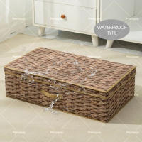 Caja de almacenamiento a prueba de humedad con impresión digital, caja de almacenamiento de ropa con patrón de bambú, caja de almacenamiento de ropa para el hogar de gran capacidad, caja de almacenamiento de pantalones, armario, edredón, chaqueta de pluma - details 3