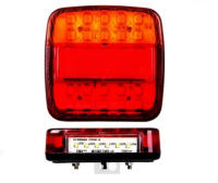 Luces Traseras Impermeables Para Camiones Y Remolques De Coche 12V Con 20 LEDs Luz De Señal Trasera Y Luz De Freno Partes De Luces Traseras - details 2