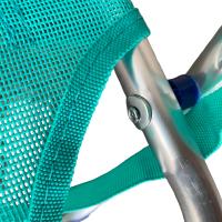 Maxia Market - Silla Playa Plegable Aluminio con Reposabrazos y Topes Antivuelco Silla Palaya Camping ligera Facil Transportar - details 6