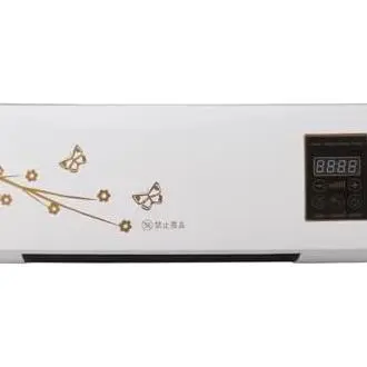 Aire acondicionado y calefactor de pared, con ventilador, para uso doméstico, con control remoto (enchufe estadounidense) - 1