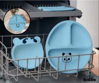 KIDOO Pack de Vajilla y Babero - Set de 5 piezas de Silicona Libre de BPA - details 1
