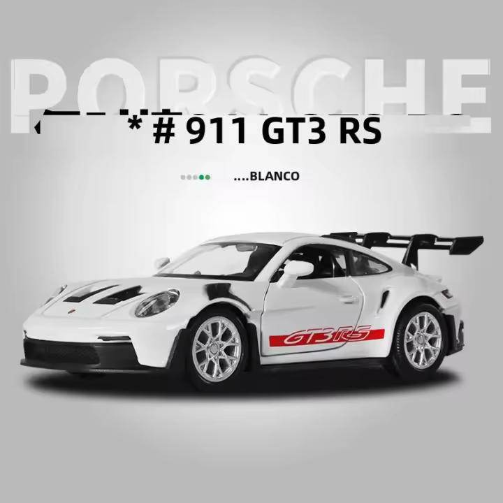 Coche De Carreras Escala 1:36 GT3 RS 911 RS Diecast Metal Modelo Deportivo Juguete De Colección Para Niños Regalo D164 - 1