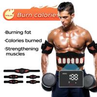 Almohadilla De Estimulación Muscular De Actualización Para Abdomen Y Piernas Equipo De Gimnasio En Casa Para Perder Peso Y Quemar Grasa Material De Alta Calidad Con 10 Modos Y 30 Niveles De Intensidad USB Cargable - details 1