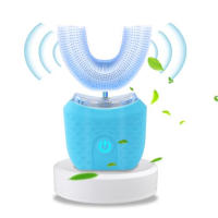 Cepillo De Dientes Eléctrico En Forma De U Ultrasonido 360 Grados Para Niños Y Adultos Blanqueamiento De Dientes Con Cerda De Silicona Automático - details 0