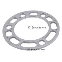 2pcs Universal Adaptador De Espaciador De Rueda De Coche Placa De Chasis 3mm 5mm 6mm 8mm 10mm Para 4x100 4x114.3 5x100 5x108 5x114.3 5x120 - details 6