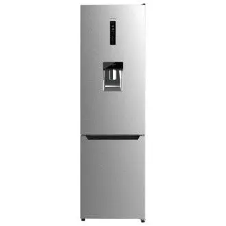 CECOTEC 02424 Frigorífico combinado de 322 L de capacidad con dispensador de agua Bolero CoolMarket Combi 322 WD Inox D - 1