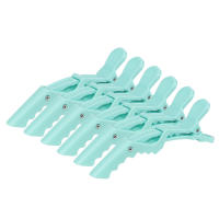 6pcs Pinzas De Crocodilo Para Peluqueria Profesional Fijas Para Zonas Especiales Uso En Salones De Peluqueria Y Wigs De Cabello Real - details 10