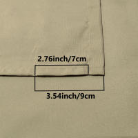 2PCS Cortinas De Color Sólido Con Bolsa De Mango Simple Para Filtering Luz Adecuadas Para Decoración De Sala De Estar Oficina Hogar Dormitorio - details 4