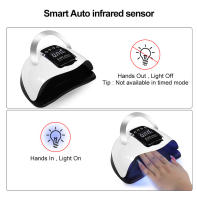 Secador De Uñas Profesional SUN X11MAX Con 66 LED Tiempo Y Sensor 280W Alta Potencia Secado Rápido Para Pintura De Uñas Con Gel - details 5