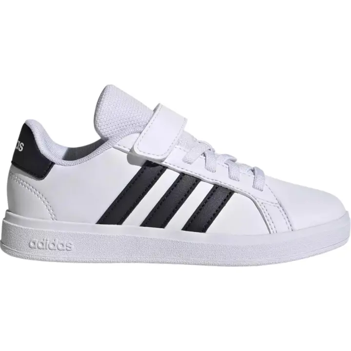 Zapatillas Adidas Grand Court 2.0 El C Blanco Negro Ih5529 Niño - 1