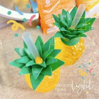 Botella De Agua Con Pajita De Plástico Multicolor Fruta De Dibujos Animados Regalo Sandía Limón Fresa Piña Deporte Y Salud - details 21