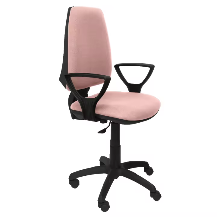 Silla de Oficina Ergonómica Piqueras Y Crespo Elche CP BALI Rosa Pálido con Brazos Fijos - 1