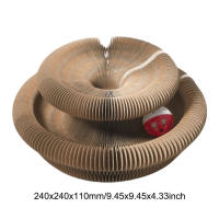 Tablero De Raspadura Interactivo Para Gatos Juguete De Acordeón Para Moler Uñas Magic Organ Pet Supplies Para Mascotas - details 12