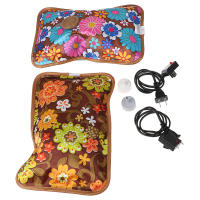Set De 1 Botella De Agua Caliente Eléctrica Recargable Para Mano Calentador Invierno Color Aleatorio Material De Goma - details 6