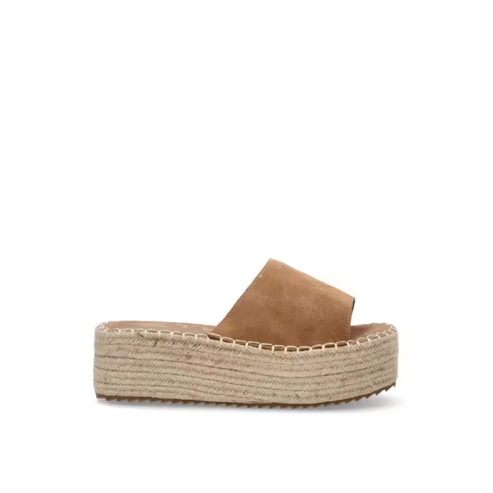 SANDALIA DE PALA ETIKA 10056 ABAMA, MUJER CAMEL - 1