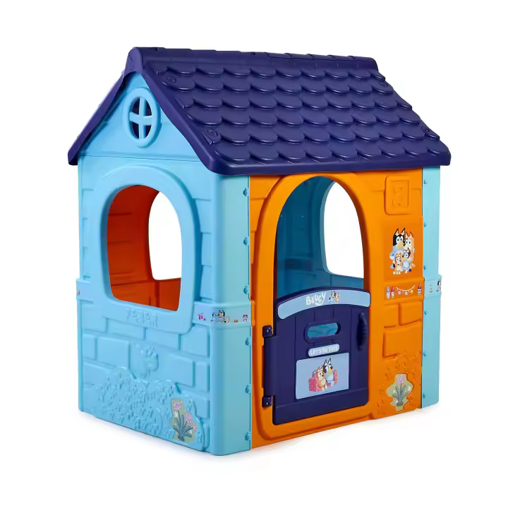 FEBER - Bluey Fantasy House, casita Infantil de Juegos con Puerta abatible, para Jugar al Aire Libre o en casa, casa Resistente y de facil Montaje, para niños de 2 a 6 años, Famosa (FEU11000) - 1