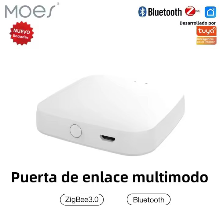 MOES Gateway Inteligente Multimodo Nuevo Compatible Con Tuya Control Por Voz Con Alexa Y Google Home ZigBee Bluetooth Mesh - 1