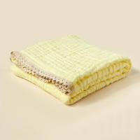 Manta De Bambú Y Algodón Para Bebé 6 Capas Manta De Acogida Para Niños Y Niñas Cálido Suave Suave Para Dormir Y Abrazar Manta De Muselina - details 10