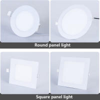 Lámpara De Pared LED Redonda Panel Bajo 6W 9W 12W 15W 21W 24W Iluminación Interior Fuente De Luz LED Absorber Material ABS - details 1