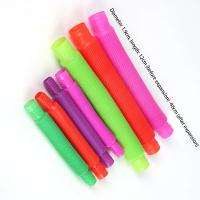 10-30PCS Tubos Telescópicos Coloridos Juguete Antiestrés Sensorial Para Niños Y Adultos Regalo De Decompresión - details 5