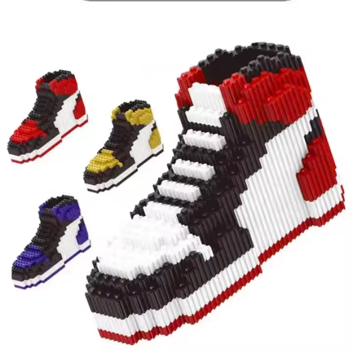 410PCS Mini AJ Baloncesto Bloques De Construcción Partículas Pequeñas Modelo 3D Juguete Educativo Regalo Para Adultos Y Adolescentes - 1