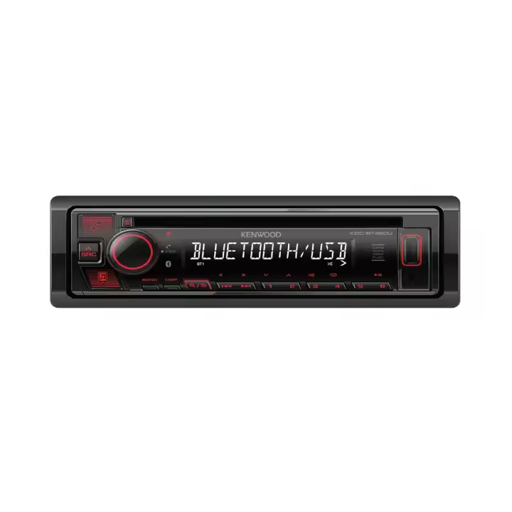 Autorradio KENWOOD KDC-BT460U Receptor CD, USB, Bluetooth Iluminación roja - 1
