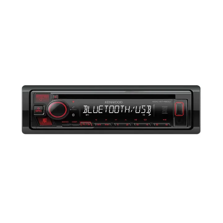 Autorradio KENWOOD KDC-BT460U Receptor CD, USB, Bluetooth Iluminación roja - 1