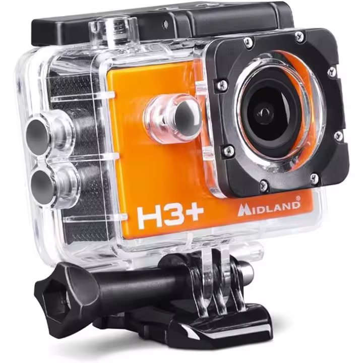 Midland Cámara de Video H3+ Wi-Fi - Full HD - Imagen Estable - 1