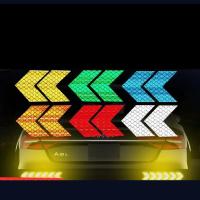 10Pcs Etiquetas Reflectoras Para Bicicleta Carrocería De Motocicleta Y Coche Decalcomanías De Seguridad Ciclismo Adhesivo Reflectante Accesorios De Bicicleta - details 0