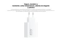 Xiaomi 45W Turbo Charging Power Adapter (Type-A) - Carga Rápida 45W, USB-A, Compatible PD, 10 Protecciones, Compacto Viaje - details 1