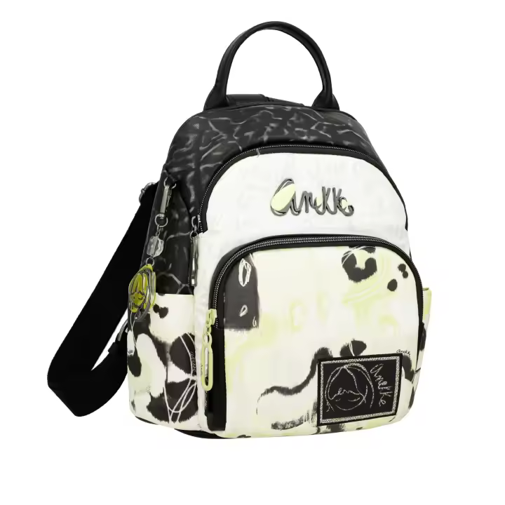 Mochila Nature Towanda - Anekke Memories - Sistema antirrobo - Tres compartimentos independientes con cierre de cremallera - Asas anchas regulables - Ref. 40875-213 - Mide 28 x 29 x 14 cm - 1