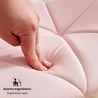 LUTODY - Silla oficina giratoria, Escritorio, Gaming, Regulable, Asiento polipiel cuero sintético, Despacho escritorio, Estilo nórdico ergonómico - details 7