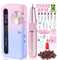 Set Profesional De Taladro Eléctrico Para Uñas 35000RPM Recargable Accesorios De Archivo De Uñas Bajo Ruido Herramientas De Arte De Uñas Con Pulidora De Gel - details 7