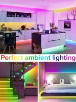Tira De LED Bluetooth USB 5050 5V Para Iluminación De TV Y Escritorio Lámpara RGB Adhesiva Decorativa De Diodos - details 5