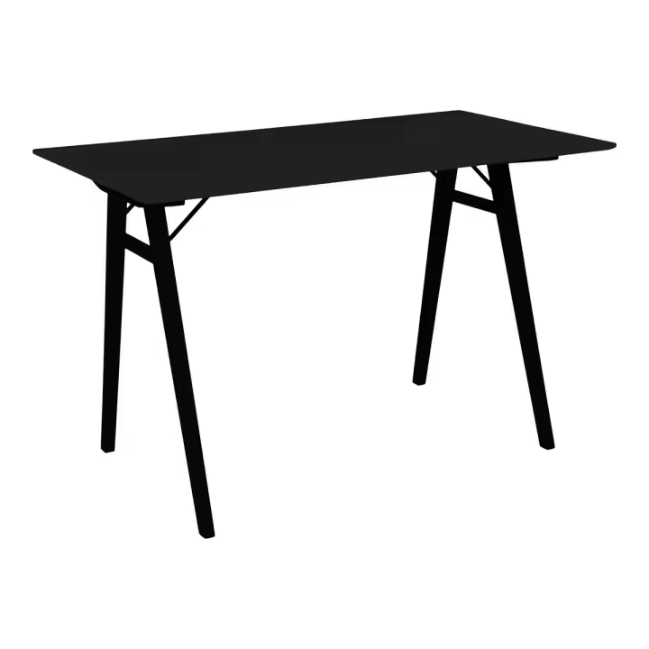Vojens salida, MDF, Negro, 60x120x75 cm - 1