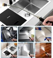 Limpiador a vapor de alta presión de 2500 W y hidrolavadora de alta temperatura para aire acondicionado doméstico, campana extractora de cocina, coche, etc. - details 7