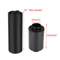 Kit De Filtro De Aire Frío Universal Para Coche 76mm 3 Pulgadas Tubo De Admisión De Fibra De Carbono Kit De Inyección De Alimentación Cubierta - details 12