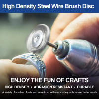 XCAN Discos De Cepillo De Acero Para Pulir 24 Piezas Eliminación De Oxígeno Para Herramienta Rotativa Dremel Conjunto De Cepillos De Metal - details 4