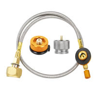 Adaptador De Recarga De Gas Para Estufa De Camping Al Aire Libre Adaptador De Cilindro De Propano Accesorios De Estufa De Gas - details 0